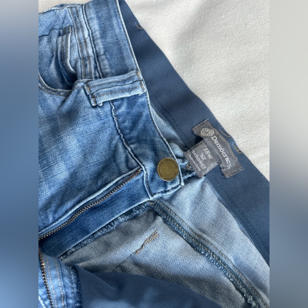 DEMOCRACY “Ab"solution Ankle Straight Leg Jeans | Womens 18W - Picture 7 of 10